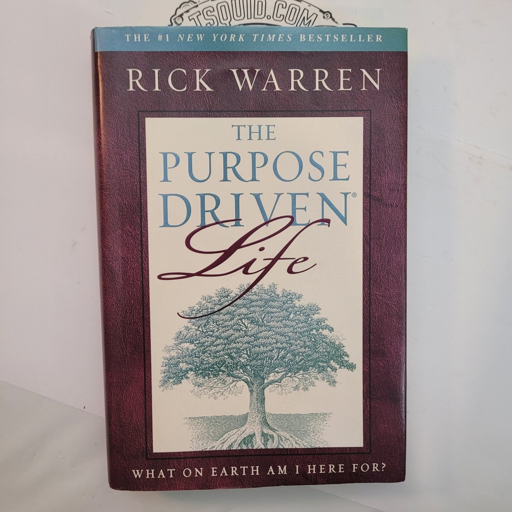 Zondervan The Purpose Driven Life Rick Warren Hardcover Christian Living 2002